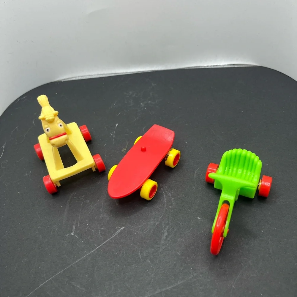 Colorful Kids Toy‎ Set with Horse, Skateboard, and Tricycle